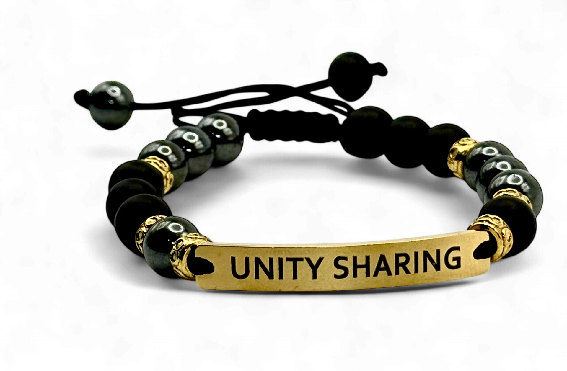 Unity Sharing Onyx Gold bracelet